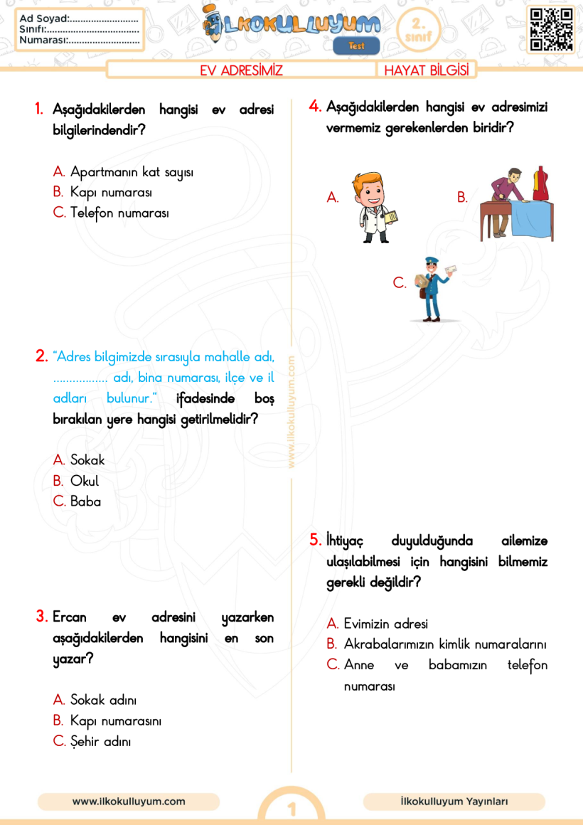 Ev Adresimiz - Herkesin Bir Görevi Var