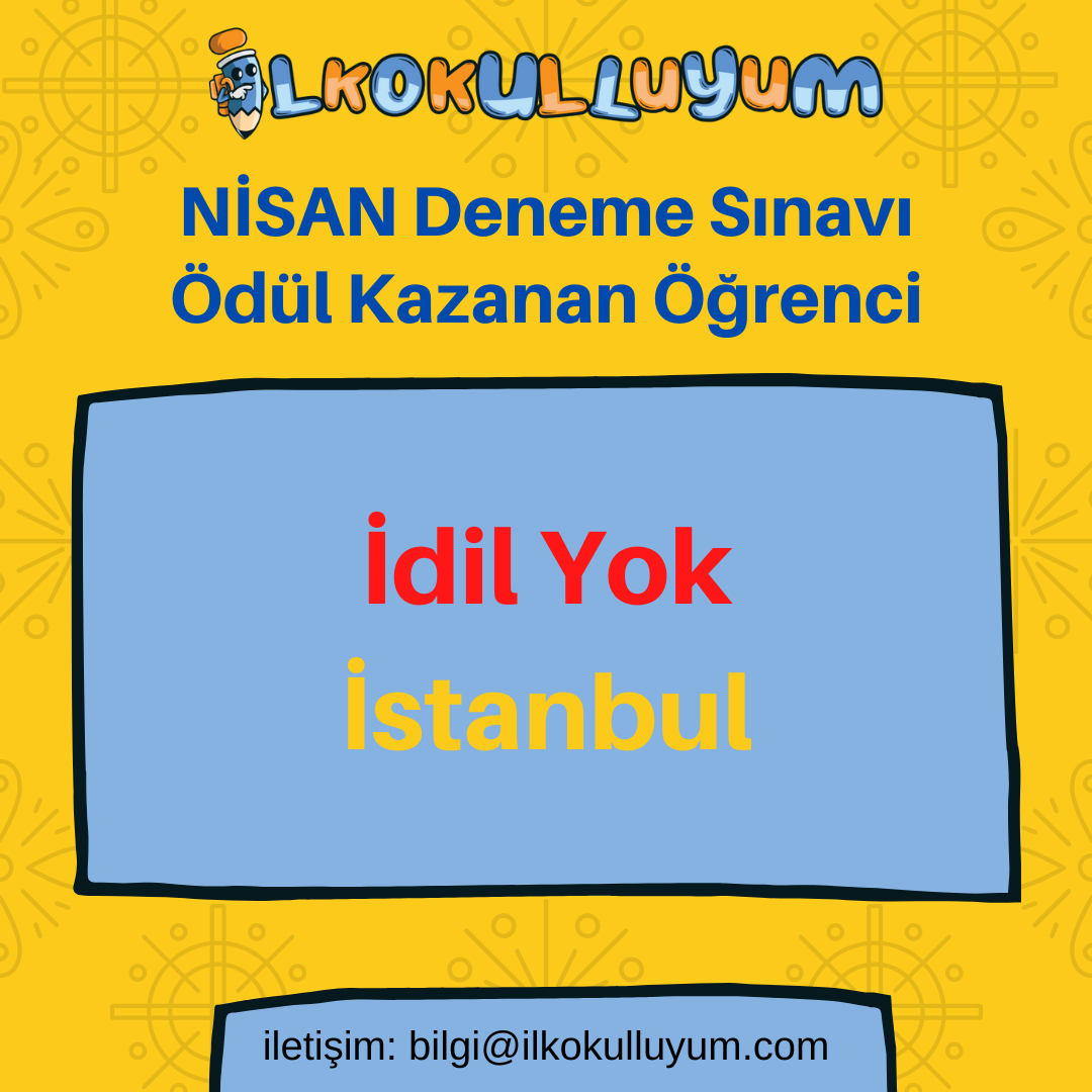 TÜRKİYE GENELİ ONLİNE DENEME SINAVI - 5 HEDİYE ÇEKİLİŞ SONUÇLARI